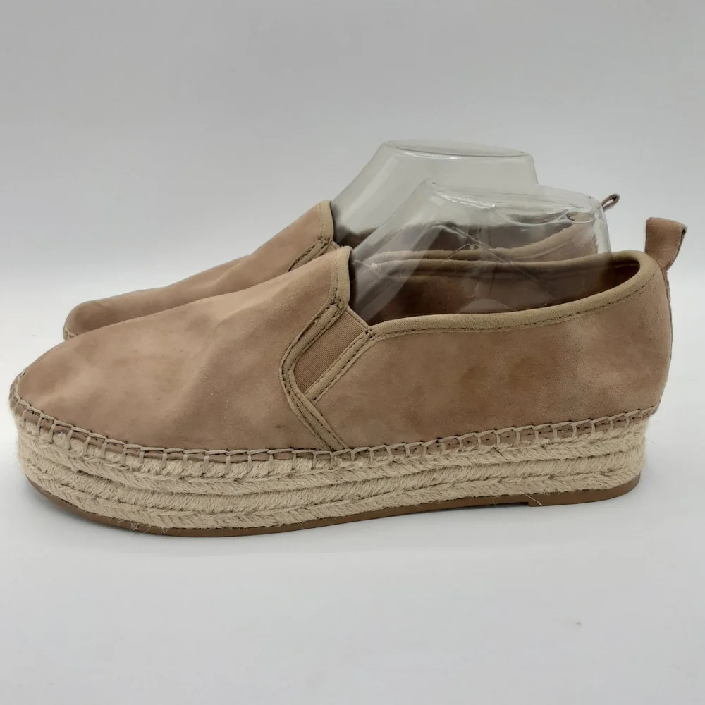 SAM EDELMAN Carrin suede platform espadrilles size 9.5.